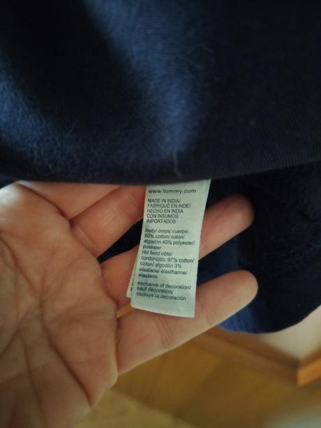 Tommy hilfiger dlhšia mikina, tommy hilfiger,xs