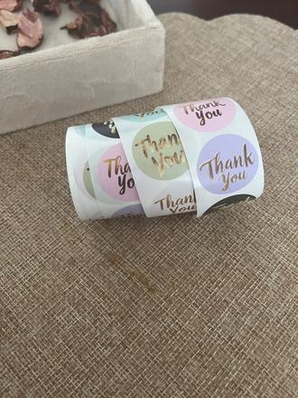 Thank you nálepky, 