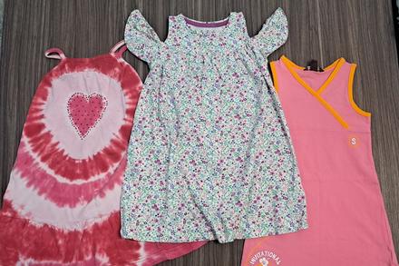 3x šaty 116, h&m,116