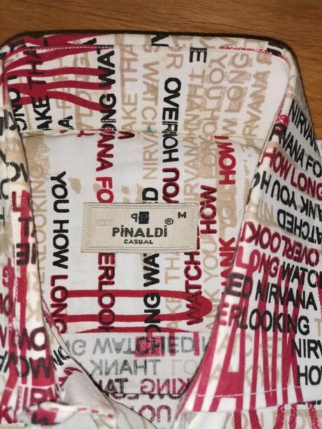 Pánska košeľa s potlačou, m