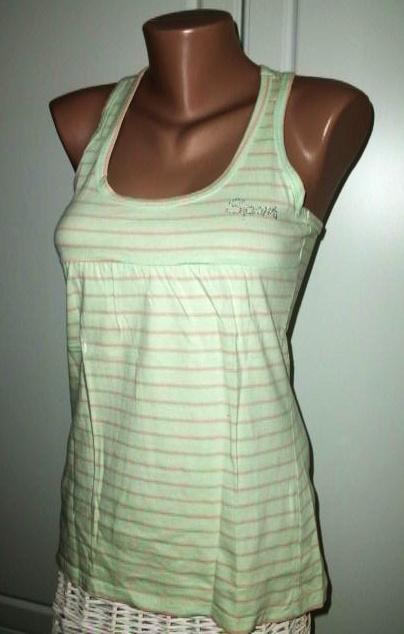 Prúžkované predĺžené tielko - veľ. s-m, s