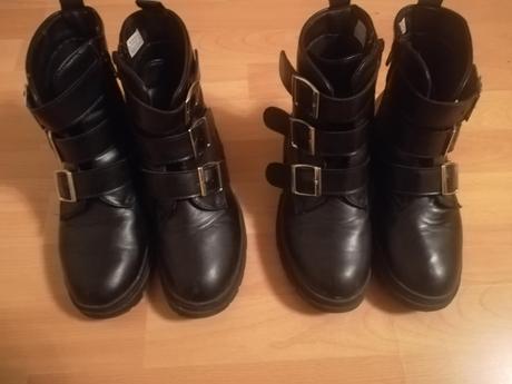 Čierne prechodné topánky, 2x, reserved,36