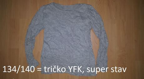 Tričko s dlhým rukávom, 134