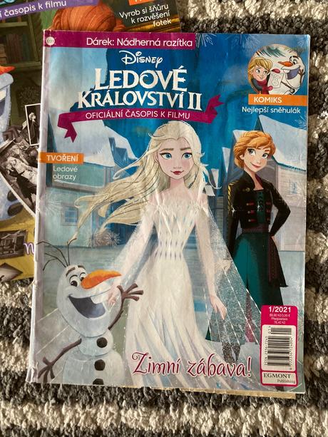 Kniha a časopisy frozen,