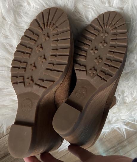 Kožené kotnikove čižmy michael kors, michael kors,39