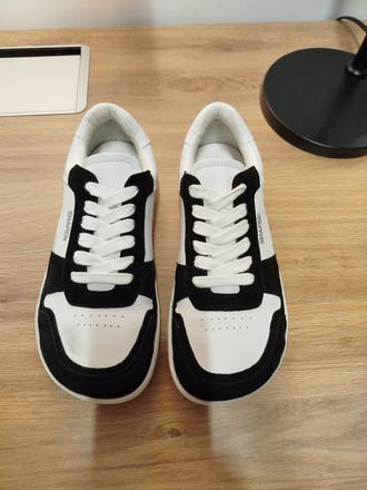 Shapen barefoot tenisky re-wind b/w leather, 39