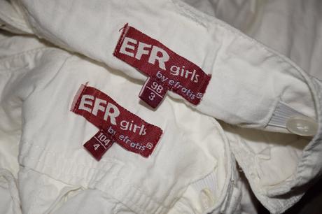 Biele kvalitne znackove sportove sukne 2-5r., 98