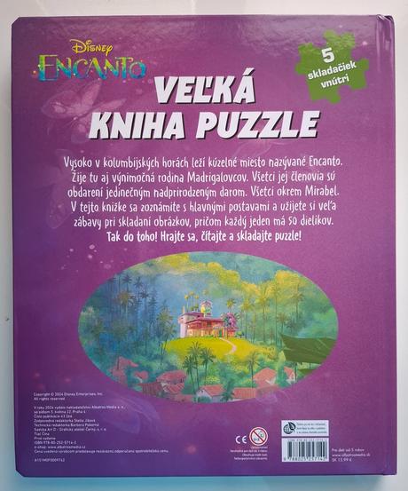 Kniha puzzle disney "encanto",