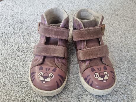 Kožené prechodné topánky, geox,27