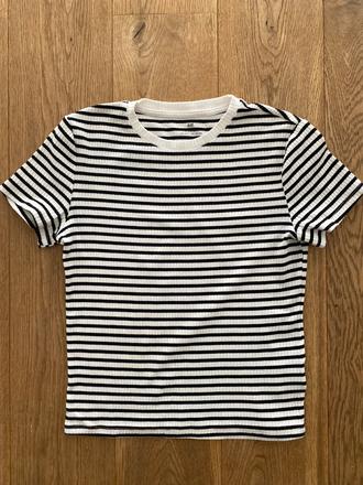 Pruzkovane tricko, h&m,164