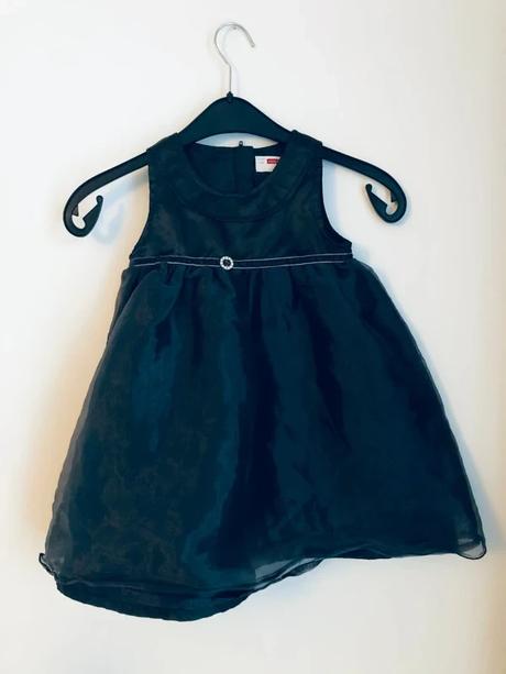 Elegantné čierne šaty pre malé dievčatko (veľ. 92), name it,98