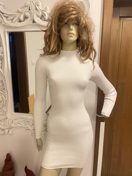 Vrubkovane saty missqued, xs