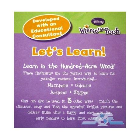 Anglické karty lets learn flashcards - pooh,