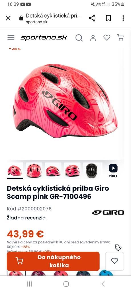 Detská cyklistická prilba giro scamp xs 45-49cm, xs