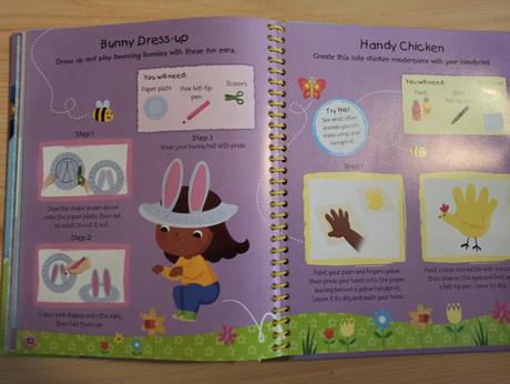 Spring make and do activity book, 