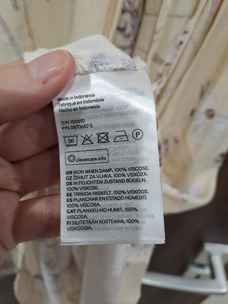 H&m krémové šaty l/40, h&m,l