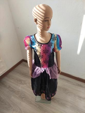 Kostra muerte karnevalové šaty veľ.122-128, 