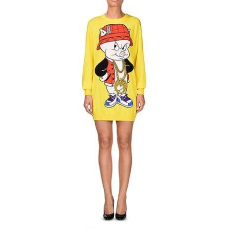 Love moschino original jedinecny dlhsi sveter, moschino,s