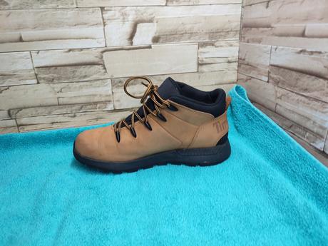 Timberland 36 - kožené hnedé topánky s membránou, timberland,36