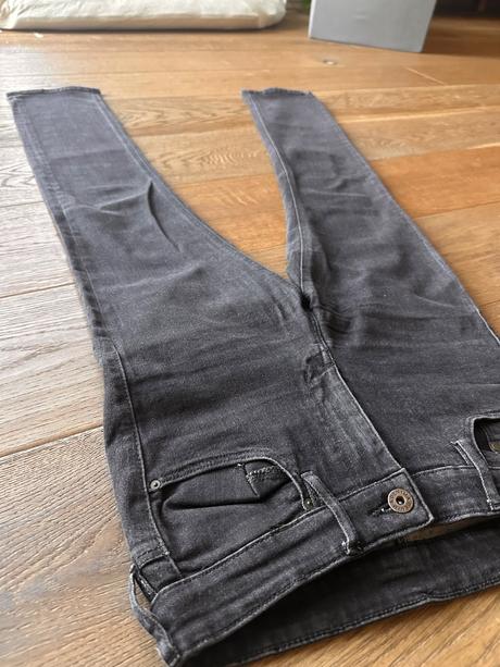 Nohavice / rifle denim straight, 28/32, h&m,170