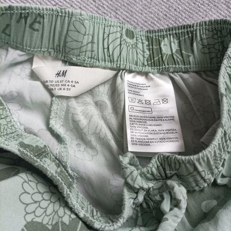 Letné nohavice 104/110, 3,5-5 rokov, h&m,110
