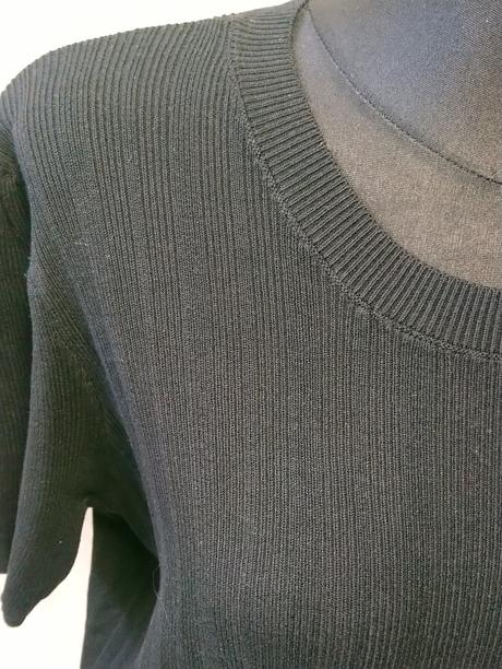 Dámsky čierny pulóvrikový top, tu woman, xxl