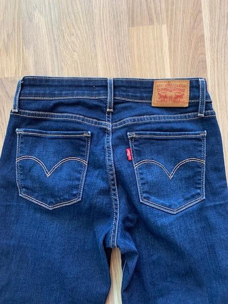 Tmavo modré rifle, levis,158 - xs