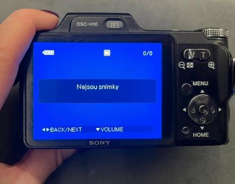 Digitalny fotoaparat sony cyber-shot dsc-h10 + nab, sony