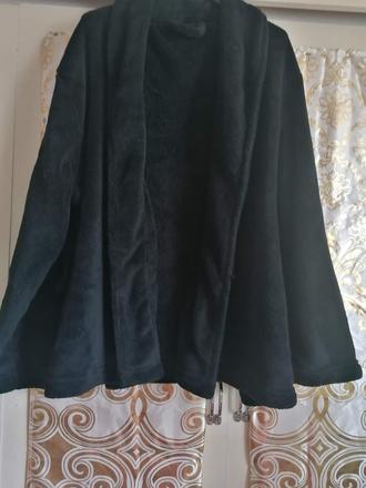 Plyšový kardigán, xl