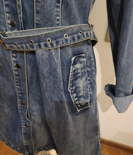 Riflové šaty, l / m