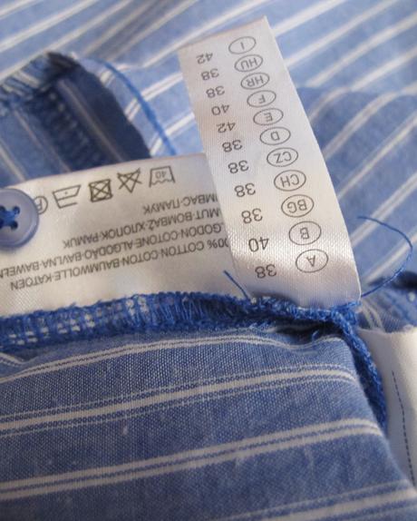 Málo nosená košeľa, c&a,38