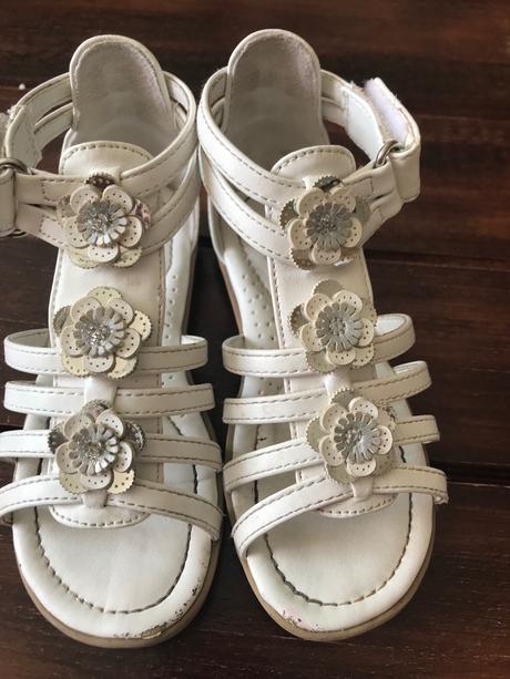 Biele sandalky c.26, cupcake,26