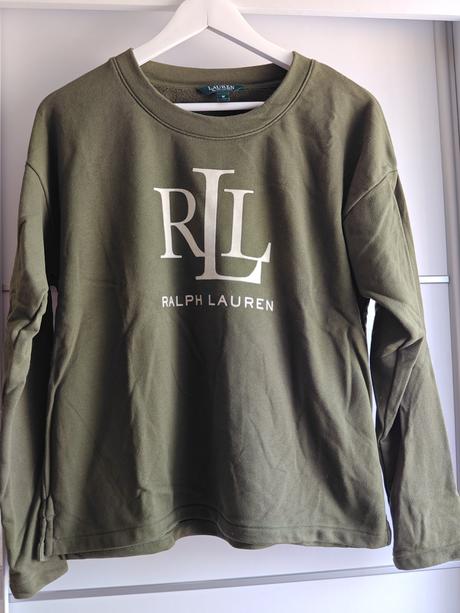 Ralph lauren monogram dámska mikina m/l, ralph lauren,m