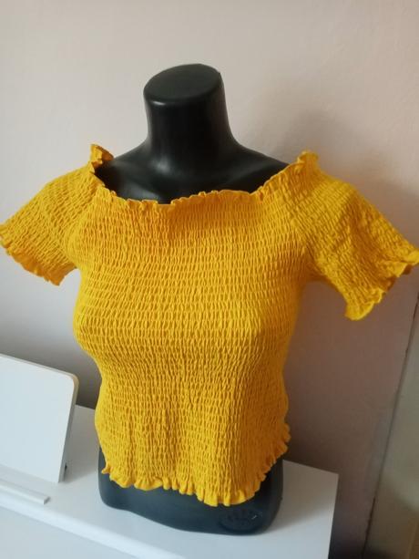 Letné tričko na ramená, h&m,l
