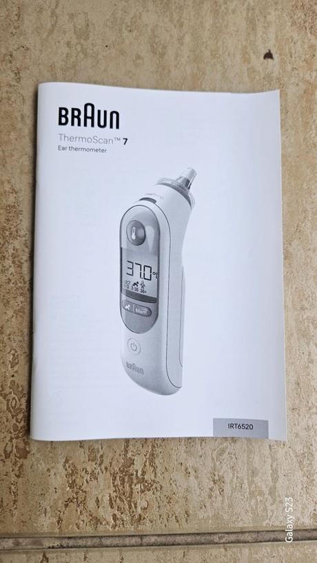Detský ušný teplomer braun thermoscan 7, braun