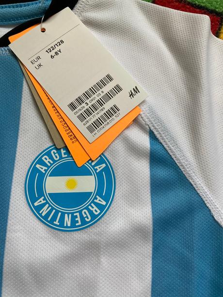 Futbalistický dres s visačkou, h&m,122