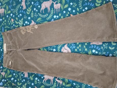 Predám zateplené nohavice, 158