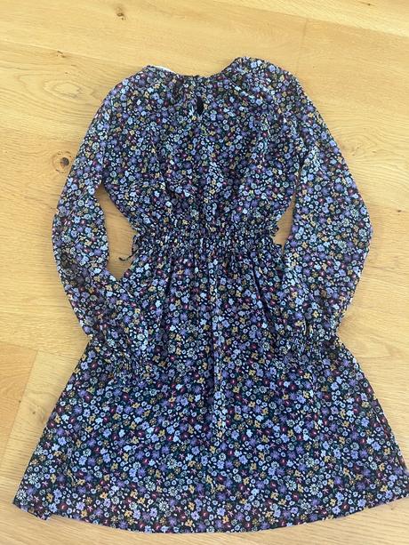 Dievcenske kvetinkove šifonove šaty, h&m,158