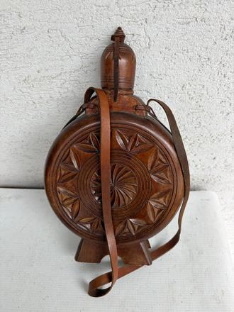 Drevena cca 28 cm nadoba cutora krcah,