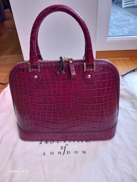 Kožená kabelka aspinal of london, 