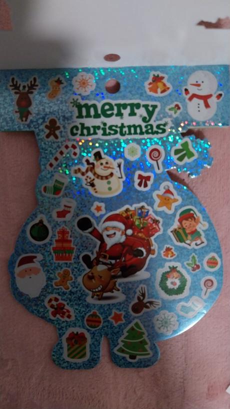 Hárky nálepiek - vianočné nálepky,