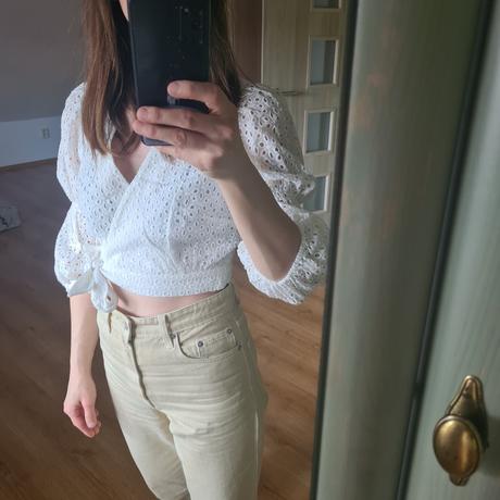 Zavinovacia crop bluzka minkpink, xs