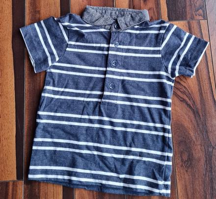 Triko s denim doplnkami 329, primark,80