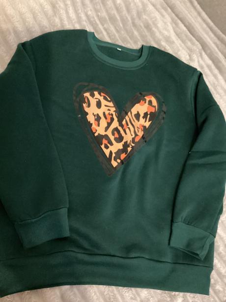 Mikina so srdiečkom, s