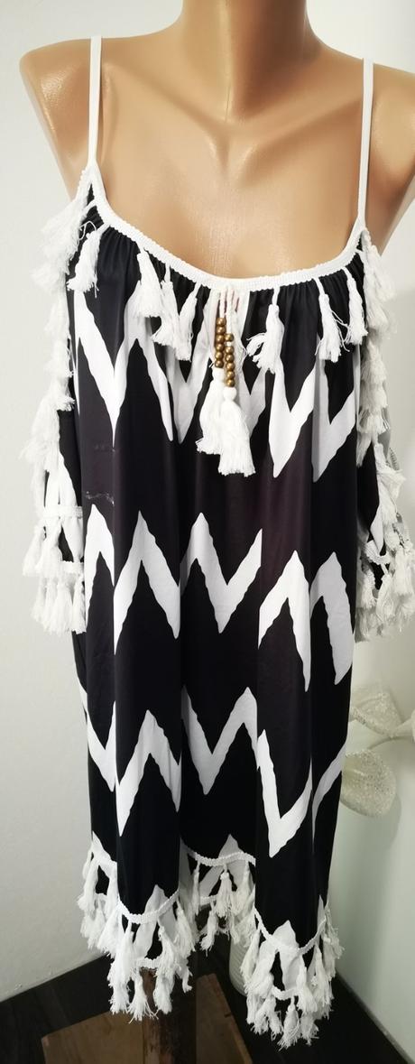 Šaty so strapcami uni,