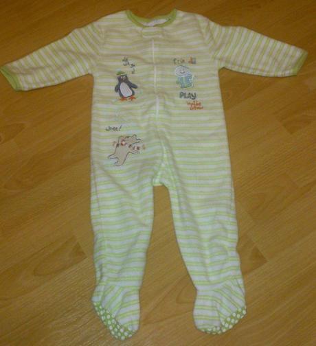 Overal teplý flisovy tučniak, mothercare,86