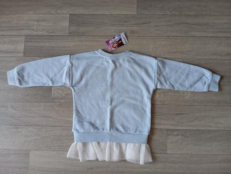 Frozen anna elsa olaf bledomodré tričko mikina 104, primark,104