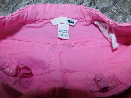 Nohavice 3-4r, h&m,104