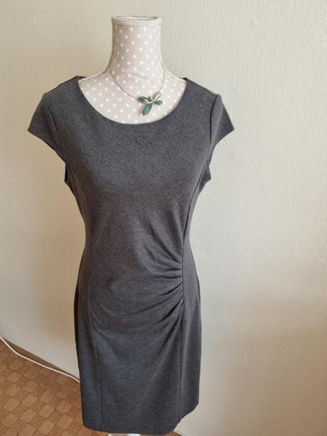 Sivé úpletové šaty george 38/40, george,m