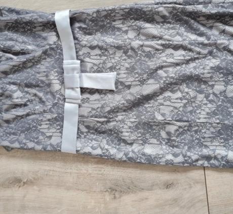 Krásny elegantný set - šaty, sako, opasok, l